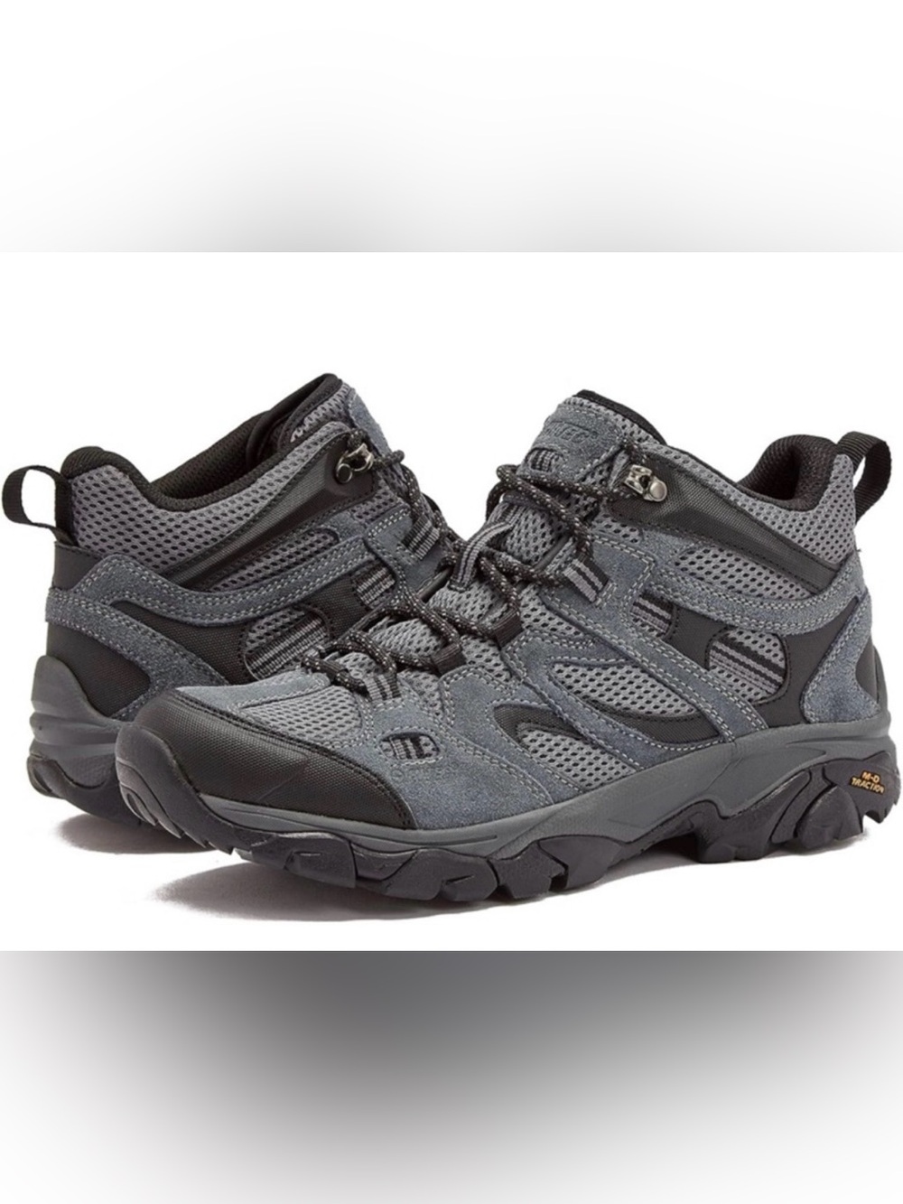 NWOBHi-Tech Men’s Ravus Mid Lightweight Waterproof Gray Hiking Boots - Size 8.5